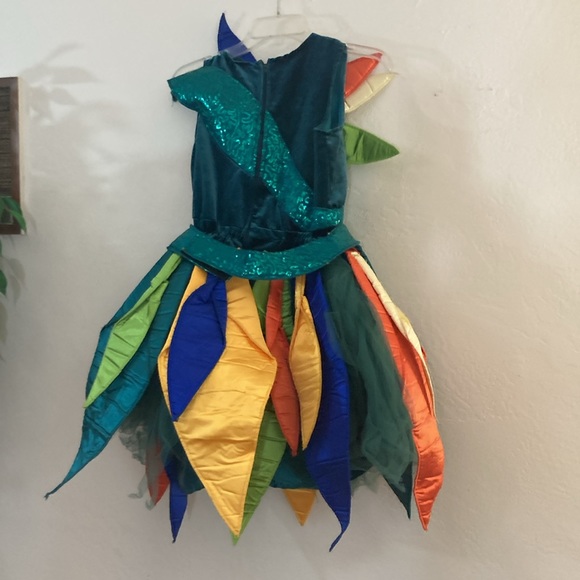 COPY - Wishcraft Chasing Fireflies  Birds of Paradise Costume sz 16 preowned - Picture 3 of 8